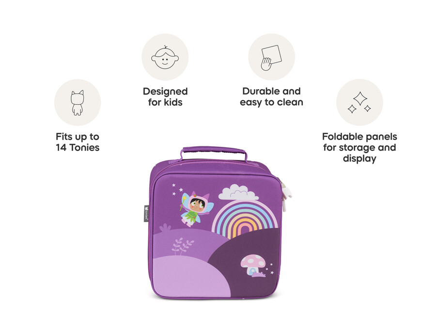 estojo de transporte max para tonies - over the rainbow