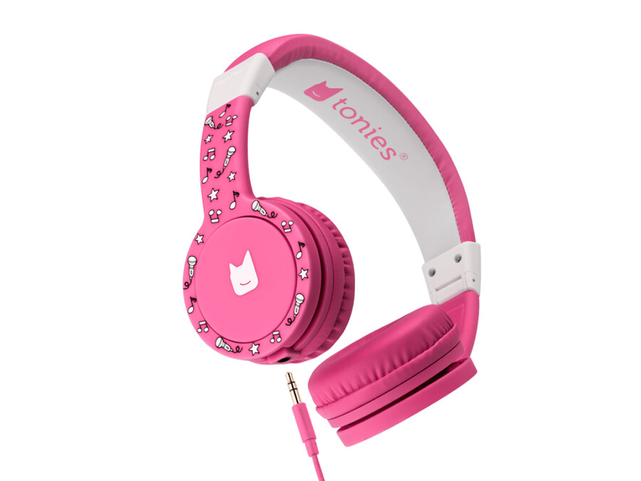 auscultadores rosa para crianças - toniebox 1