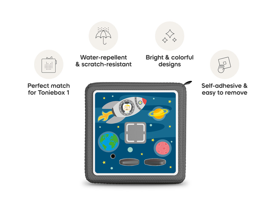 topper para toniebox - viagem espacial