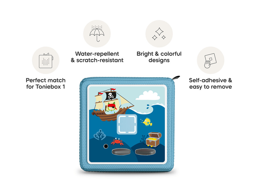 topper para toniebox - viagem pirata