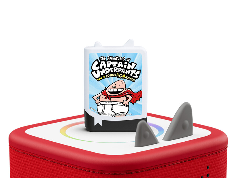 audiolivro do capitão cuecas tonies - pack de 4
