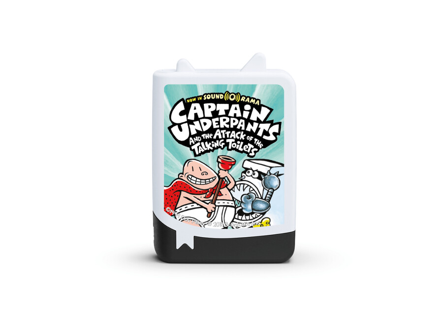 audiolivro do capitão cuecas tonies - pack de 4