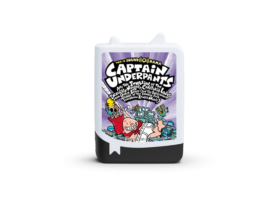 audiolivro do capitão cuecas tonies - pack de 4