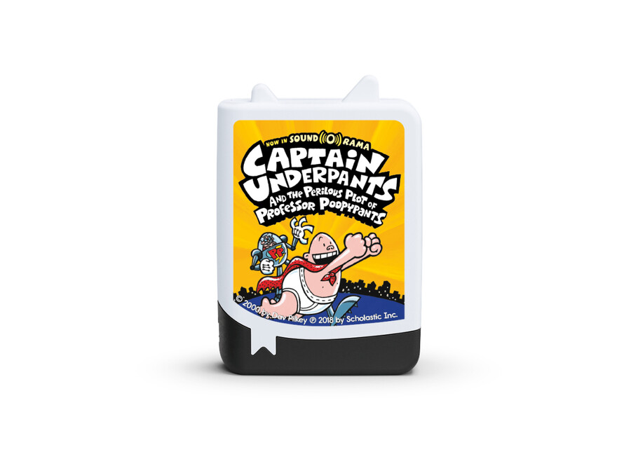 audiolivro do capitão cuecas tonies - pack de 4