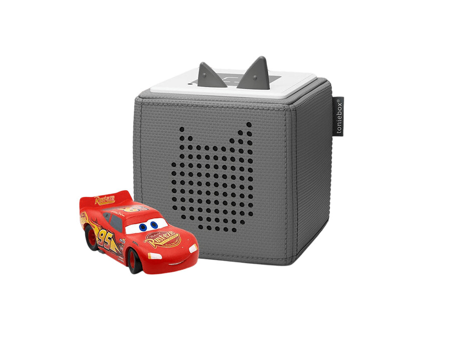 conjunto de iniciação disney pixar cars toniebox 1 - cinza