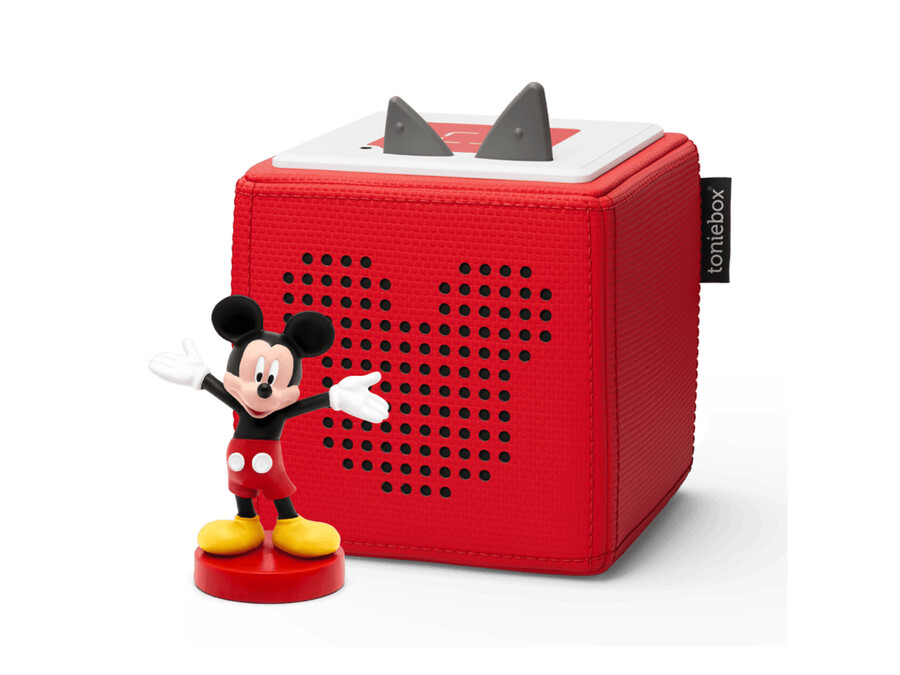 conjunto de iniciação disney mickey e amigos toniebox 1 - vermelho