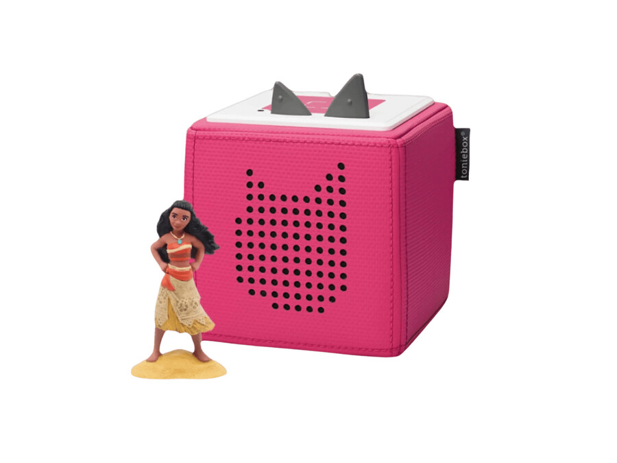 conjunto de iniciação disney moana toniebox - rosa