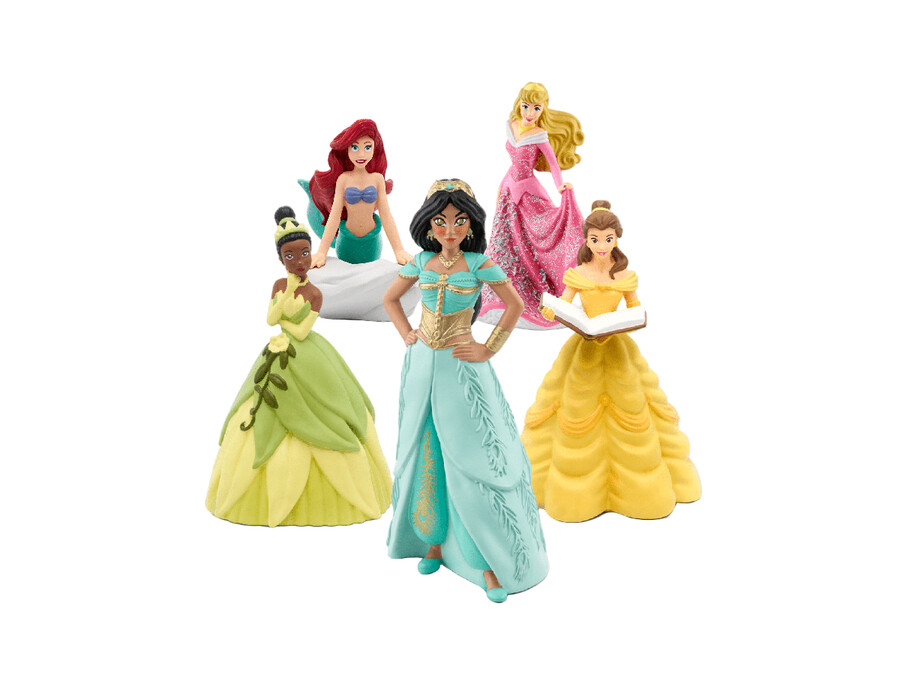conjunto de 5 tonies das princesas clássicas da disney