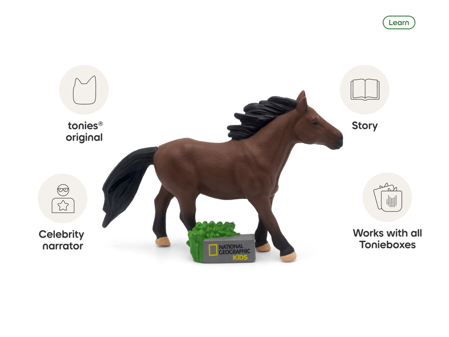 national geographic kids cavalo tonie