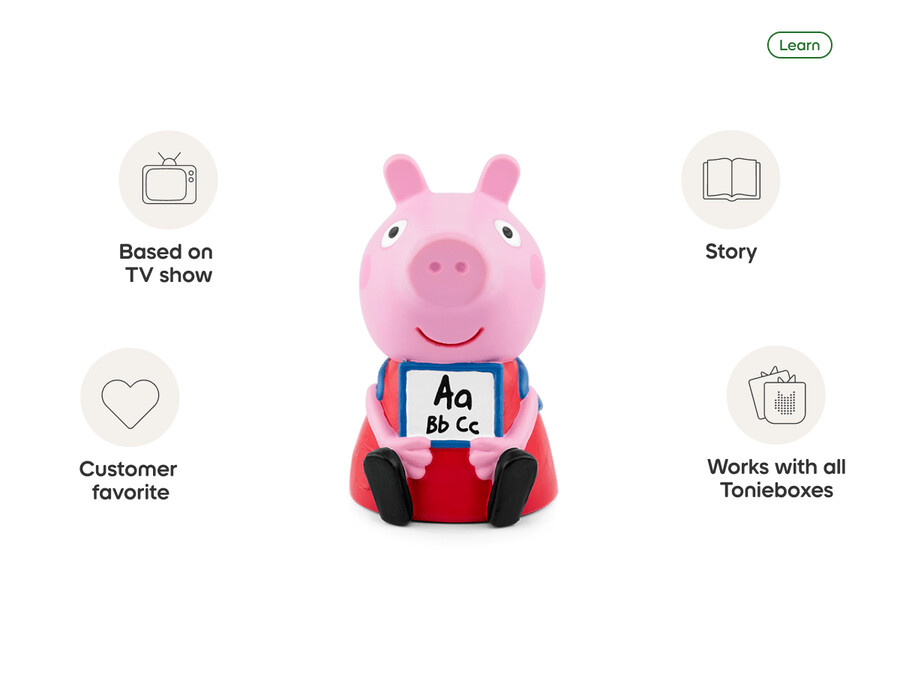 porquinha peppa aprenda com a peppa tonie