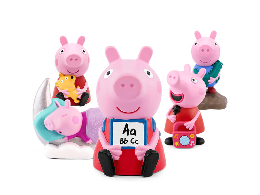 conjunto peppa pig 5 tonies