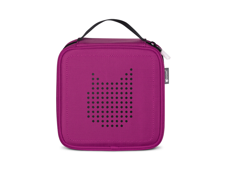 estojo para transporte de óculos tonies - roxo