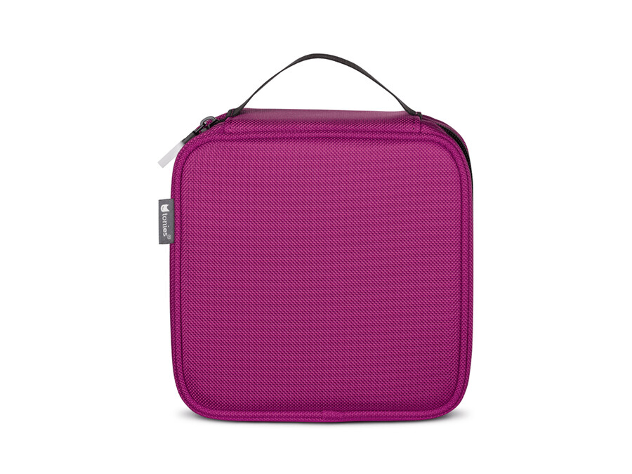 estojo para transporte de óculos tonies - roxo