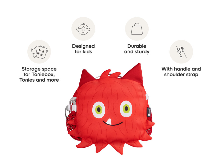 bolsa personalizada para toniebox - monster