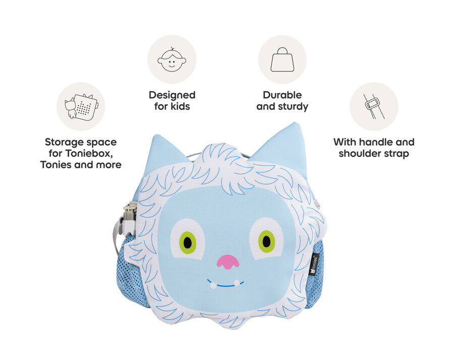 bolsa personalizada para toniebox - yeti