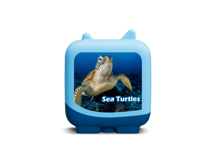 brinquedos de pesca clever tonies da vida marinha - pack de 4