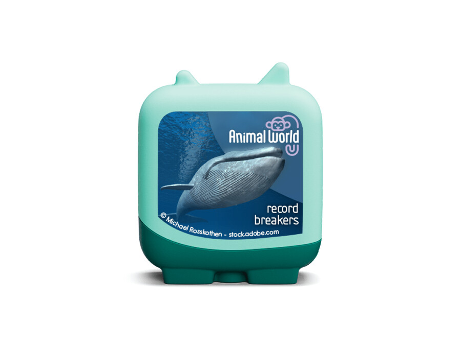 animais recordistas quebradores do mundo animal clever tonies - pack de 4