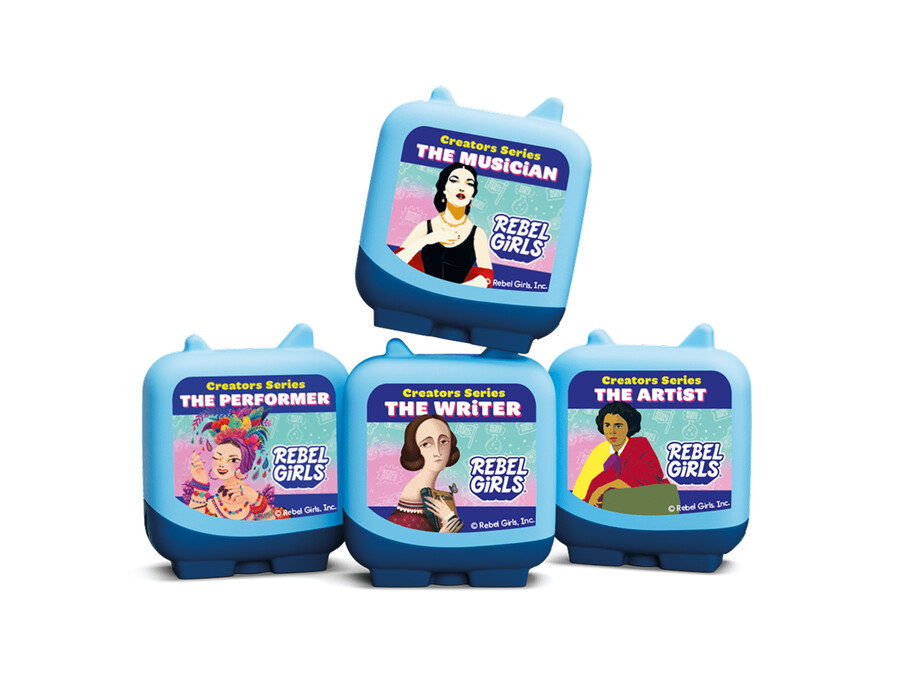 rebel girls creators series clever tonies - pack de 4
