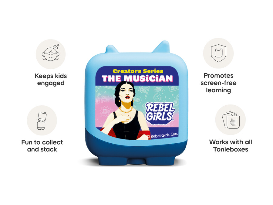 rebel girls creators series clever tonies - pack de 4
