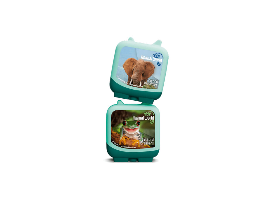 mundo animal elefante e sapo brinquedos inteligentes tonies - pack de 2