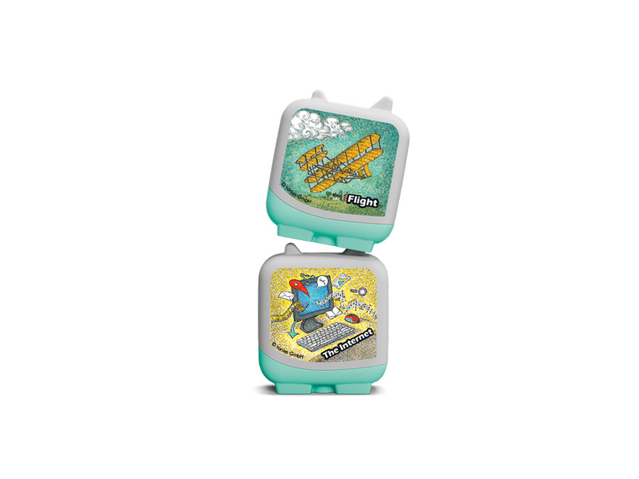 invenções voo e internet clever tonies - pack de 2