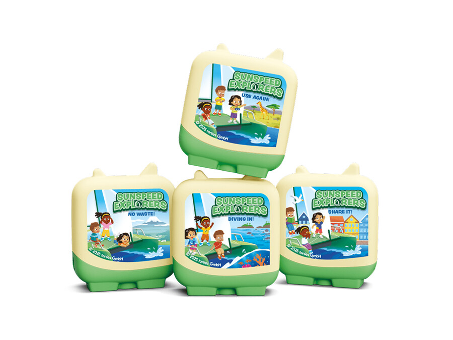 sunspeed explorers clever tonies - pack de 4