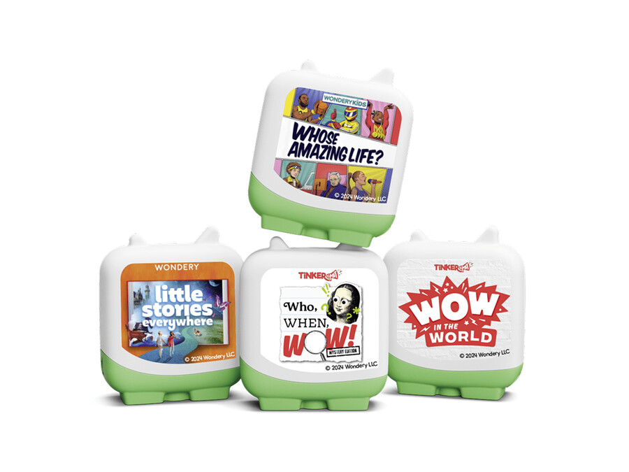 wondery kids clever tonies - pack de 4