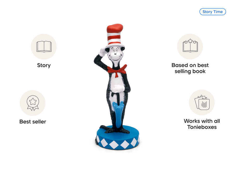 dr. seuss o gato com chapéu tonie