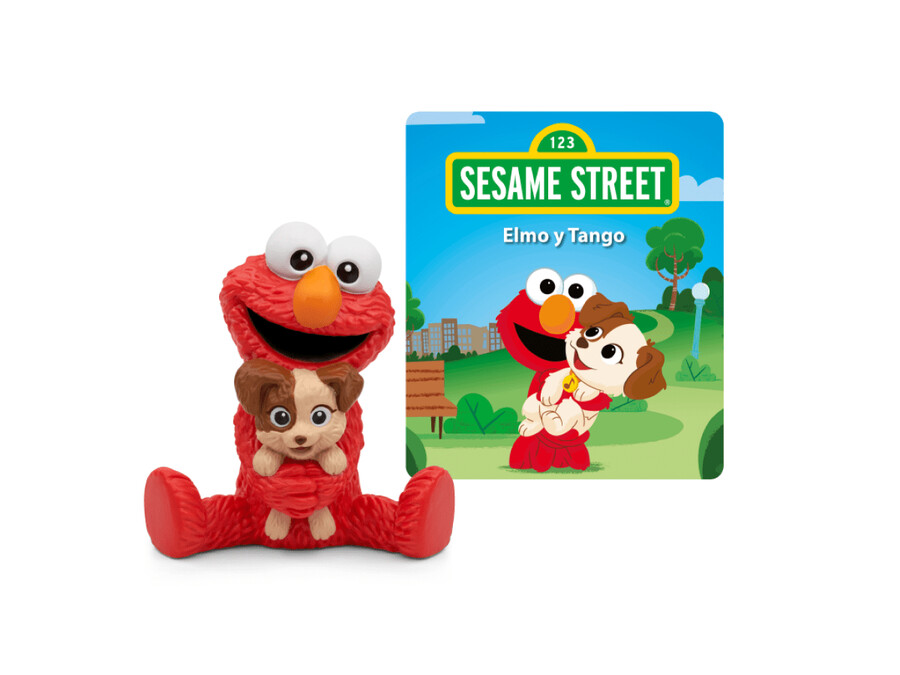 rua sésamo elmo e tango tonie em espanhol