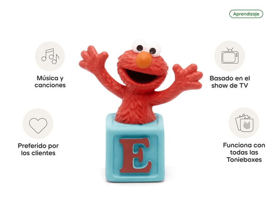 rua sésamo elmo tonie em espanhol