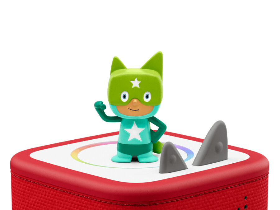 super-heroína turquesa e verde - criativa tonie