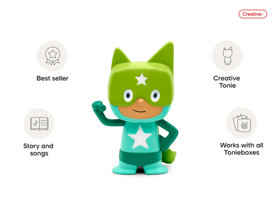 super-heroína turquesa e verde - criativa tonie