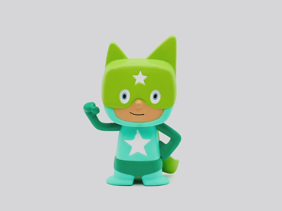 super-heroína turquesa e verde - criativa tonie