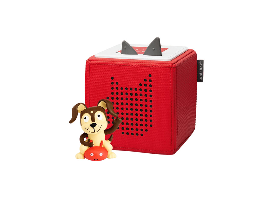 playtime puppy toniebox 1 conjunto inicial - vermelho