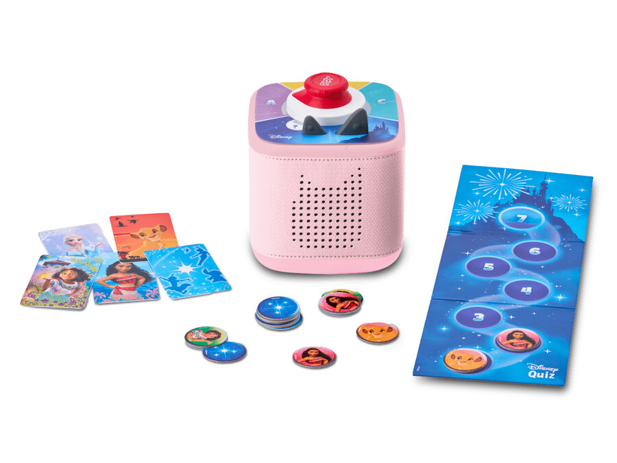pack toniebox com 2 jogos disney - rosa nuvem