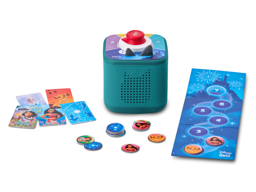 pack de 2 jogos disney da toniebox - azul-petróleo tropical
