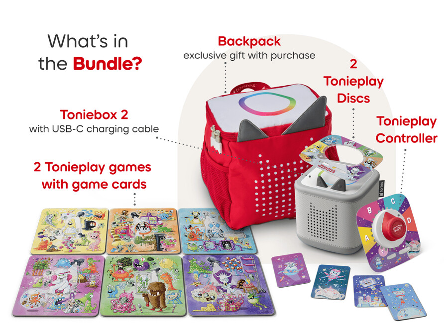 pack de 2 jogos toniebox tonies originals - cinza lunar