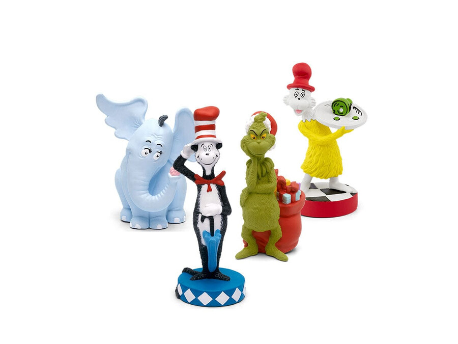 conjunto de 4 tonies do dr. seuss